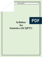 Statistics scqp27