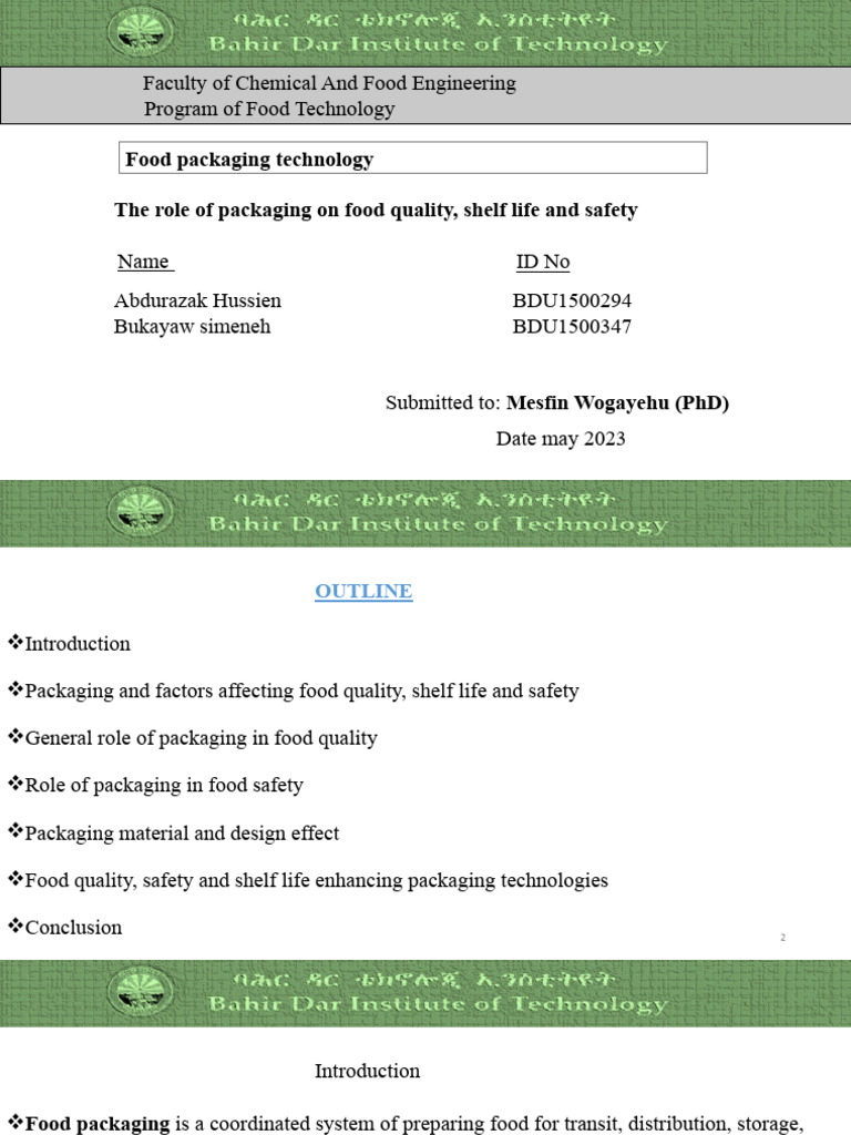 Packaging Final Pdf Shelf Life Packaging And Labeling