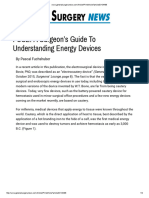 FUSE A Surgeon's Guide To Energy Devices
