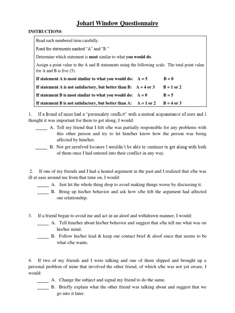 Johari window and language communication english language essay 06 picture
