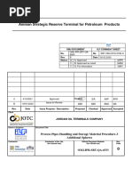 Process Pipes Handling and Storage Material Procedure-3 Additional Spheres