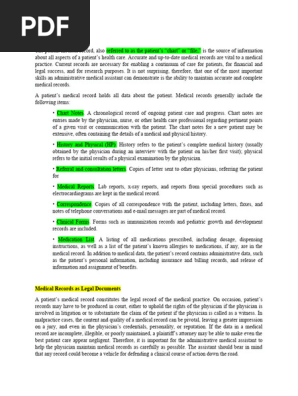 Medical Record Script