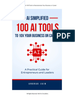 100 AI Tools For Entrepreneurs and Leaders E-Book