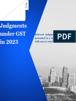 100 Judgments Under GST in 2023-Jan 24