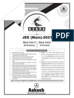 AIATS JEE (M) 2021 Test-5 (Code-A) 28-03-2021 Watermark