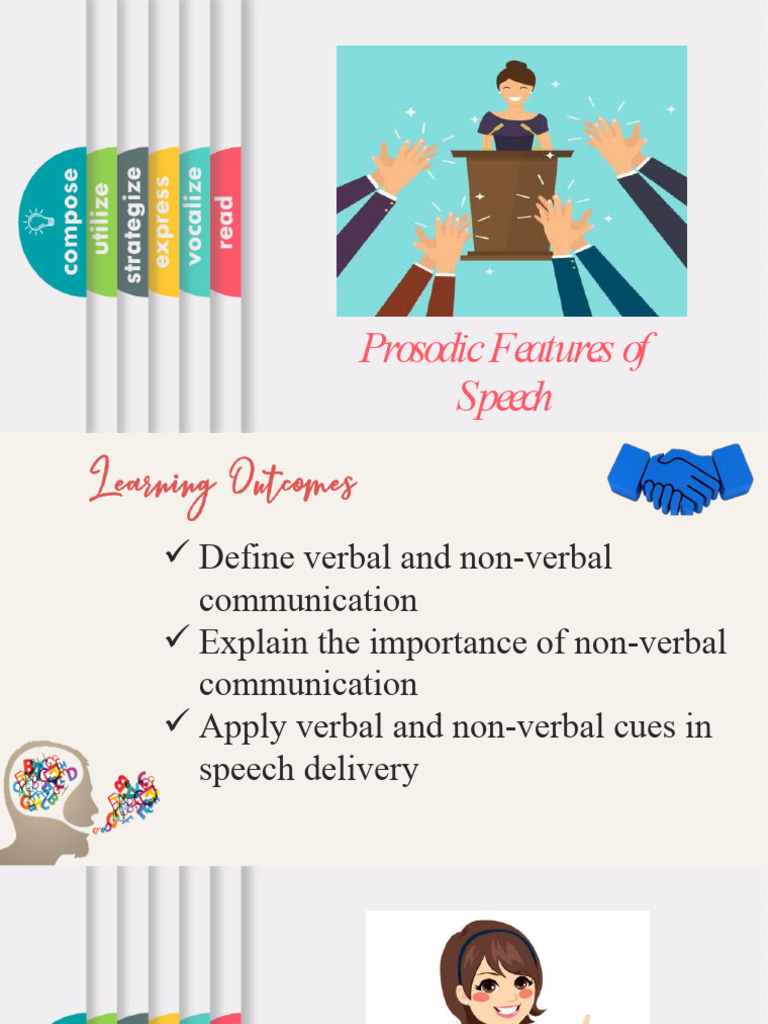 Prosodic features of speech pdf