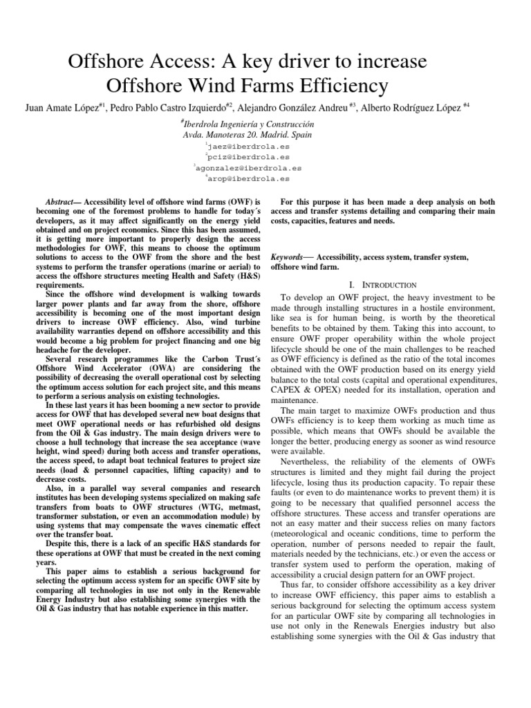 Access and Egress | PDF | Occupational Safety And Health | Offshore ...