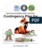 Mes Fire Contigency Plan Canlaon Template