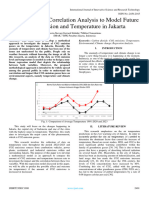 Regression and Correlation Analysis To Model Future CO2 Emission and Temperature in Jakarta