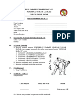 Form Pendaftaran Dojo Lemkari Simawang