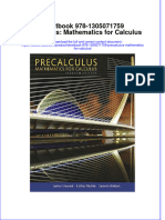 Etextbook 978 1305071759 Precalculus Mathematics For Calculus