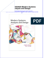 978 0134204925 Modern Systems Analysis and Design