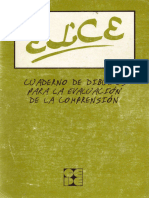 ELCE. Cuaderno de Dibujos para La Evaluación de La Comprensión