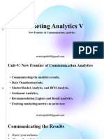 Marketing Analytics V