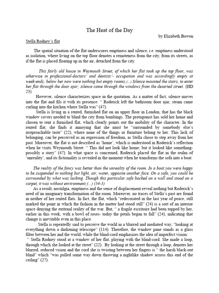 The Heat of the Day PDF