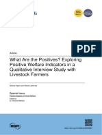 What Are The Positives Exploring Positive Welfare Indicators in A Qualitative Interview Study With Livestock Farmers