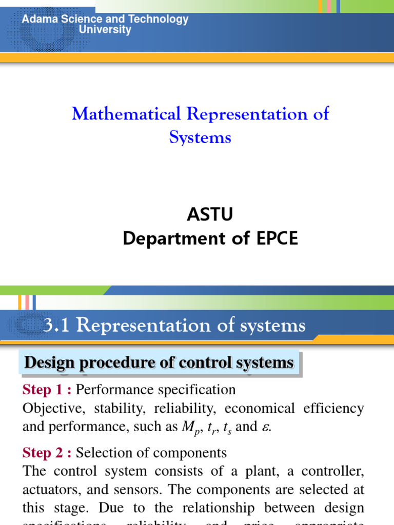 Lecture03 (Math Rep1) | PDF | Control Theory | Torque