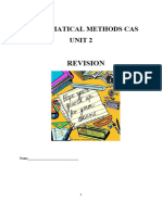 2023 Methods Unit 2 Exam Revision Booklet
