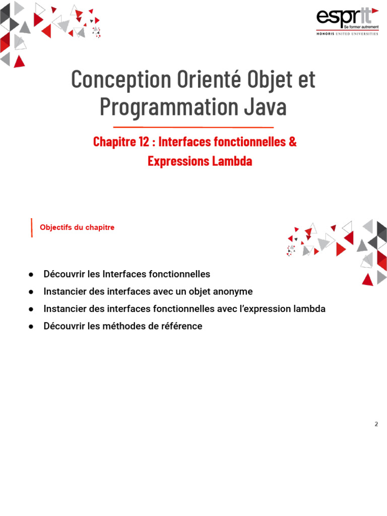 Interfaces Fonctionnelles et Lambda en Java | PDF | Interface ...