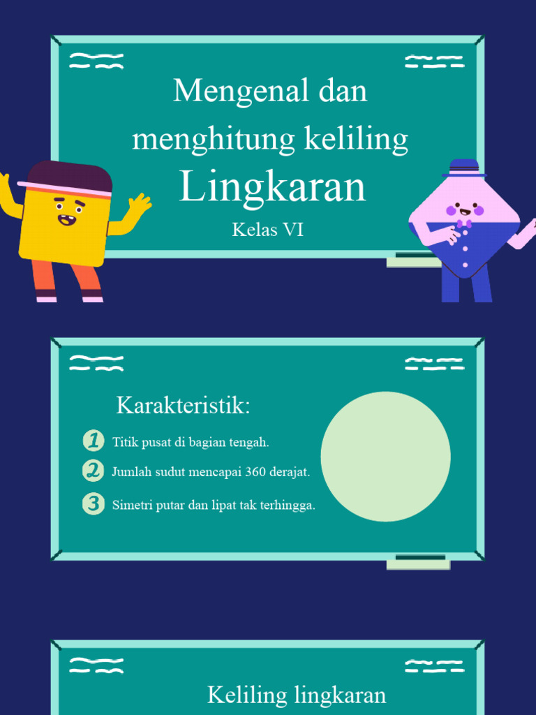 Keliling Lingkaran | PDF | Griya & Taman