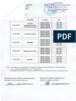 Orar Examene Pentru Sesiunea de Iarna Anul I