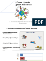 Okul Öncesi Eğitimde Özel Öğretim Yöntemleri I.
