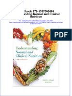 Etextbook 978 1337098069 Understanding Normal and Clinical Nutrition