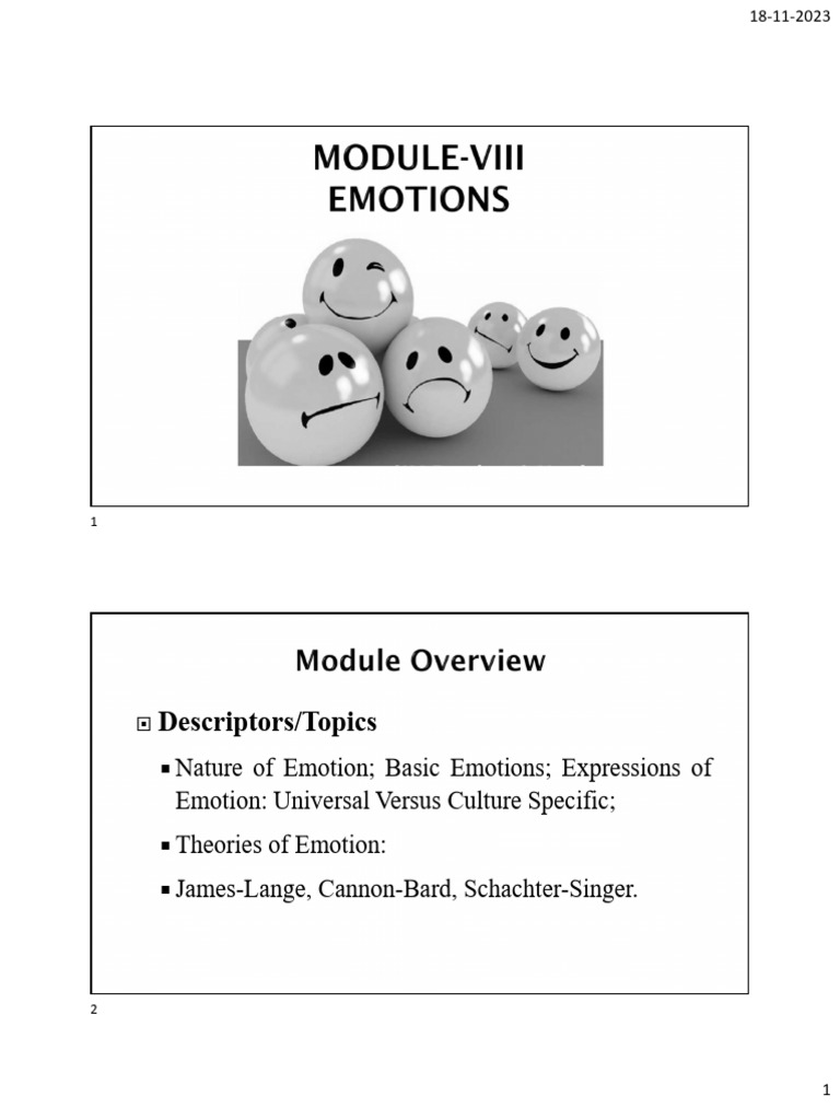Understanding Emotional Responses | PDF | Emotions | Facial Expression