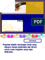 Teknik Pembuatan Proposal