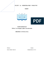 Studije Fakultet Za Mediteranske Poslovne: Profesor: DR - Doc Nikola Vukčević Student: Nikolina Bozovic 53/21