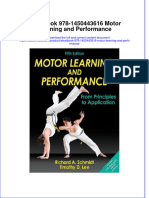 Etextbook 978 1450443616 Motor Learning and Performance