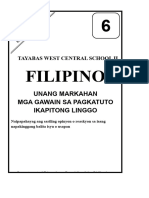 Filipino 6 Activity Sheets W8