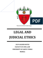 Legal Ethics by UST 2019