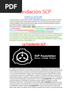 Qué es la Fundación SCP y sus entidades | PDF