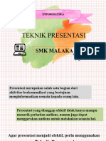 Informatika - Teknik Presentasi