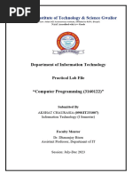 CP Lab Practical File