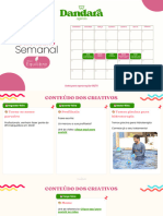 Calendário Semanal Clínica Equilibre Saúde - 3 Semana de Janeiro