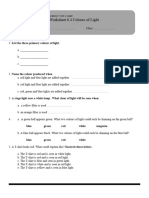 Year 8 - Light - Sound and Hearing | PDF | Decibel | Thunder