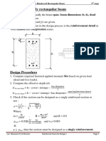 Design of Doubly Rectangular Beam