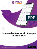 State Wise Mountain Ranges in India 63 1 611669105524249
