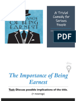 Earnest - Intro and Act I