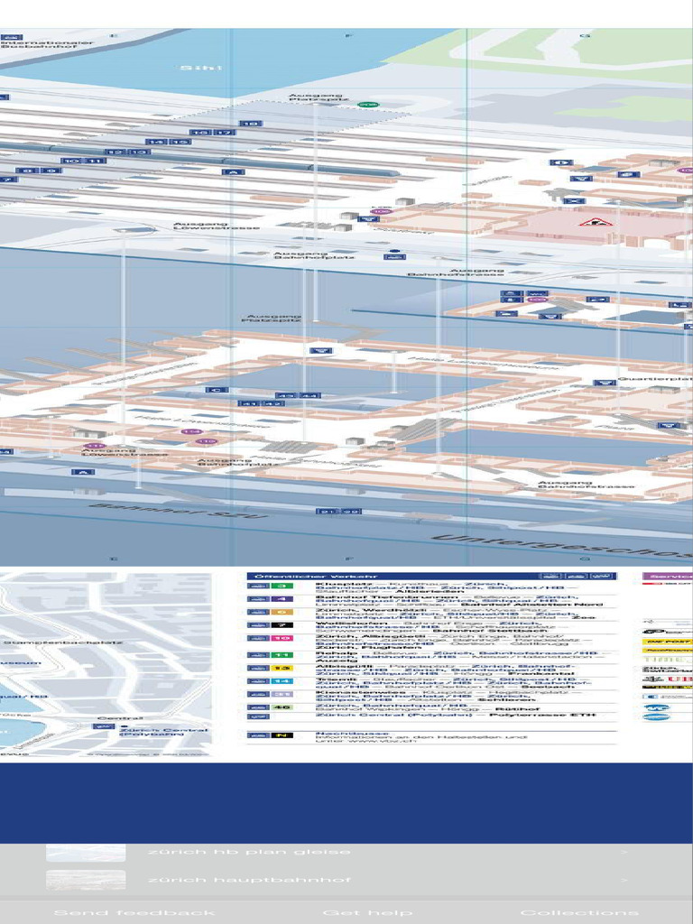 Zurich HB Map - Google Search | PDF