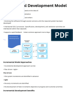 Incremental Development Model