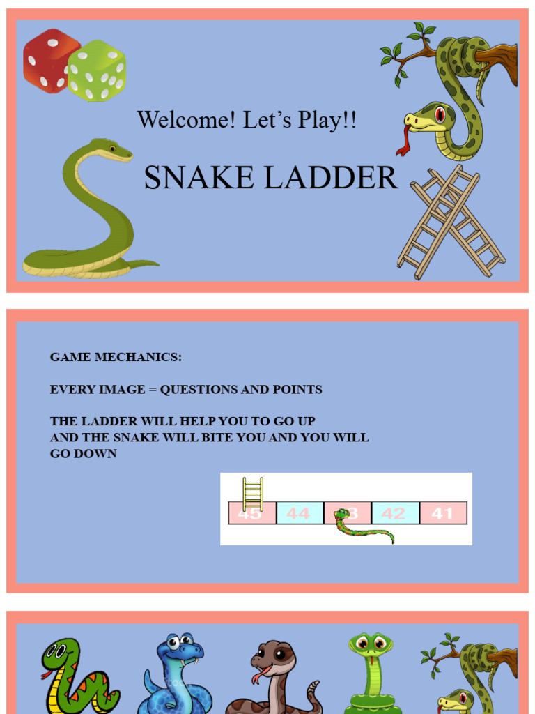 Snake Ladder | PDF