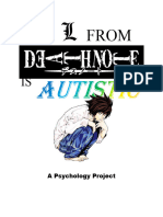 Why L From Death Note Is Autistic