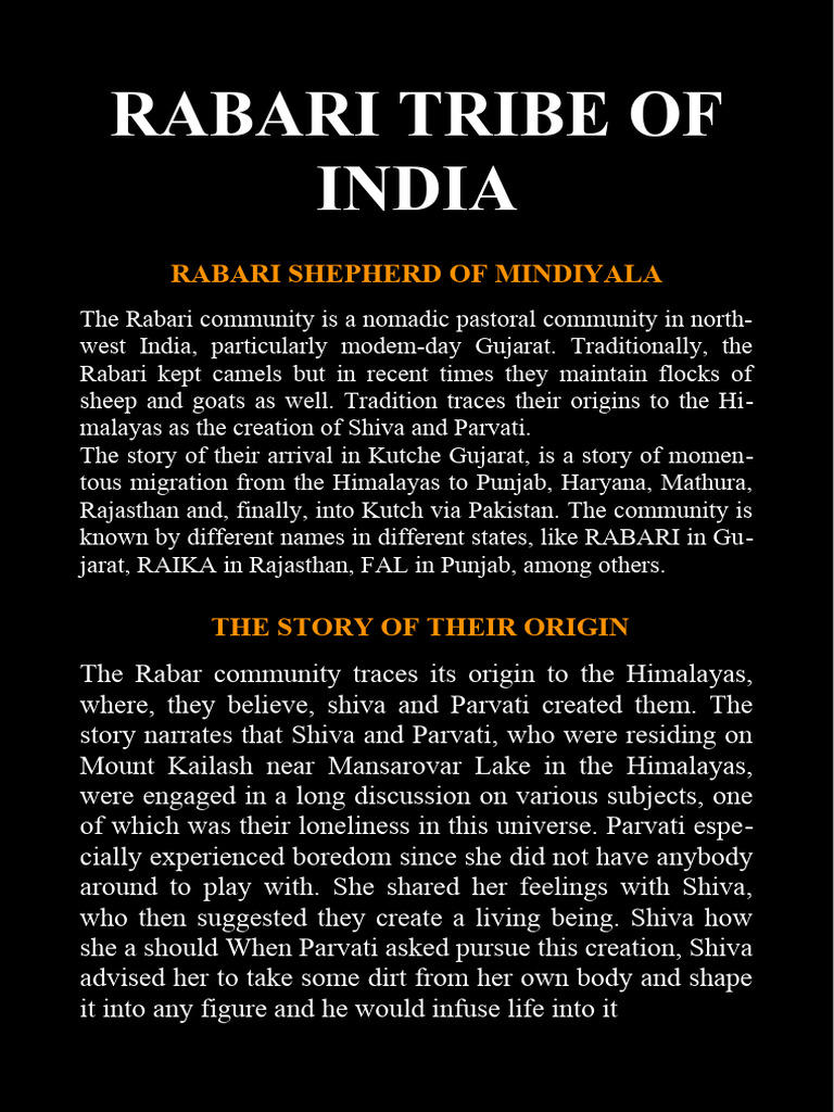 Rabari Tribe: Culture and History | PDF | Embroidery | Surgical Suture