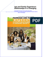 The Marriage and Family Experience Intimate Relationships in A Changing