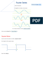 Fourier Series Mathmatics