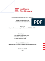 Proyecto Productivo de Exportación de Cacao en Polvo