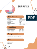 Supriadi: Data Pribadi